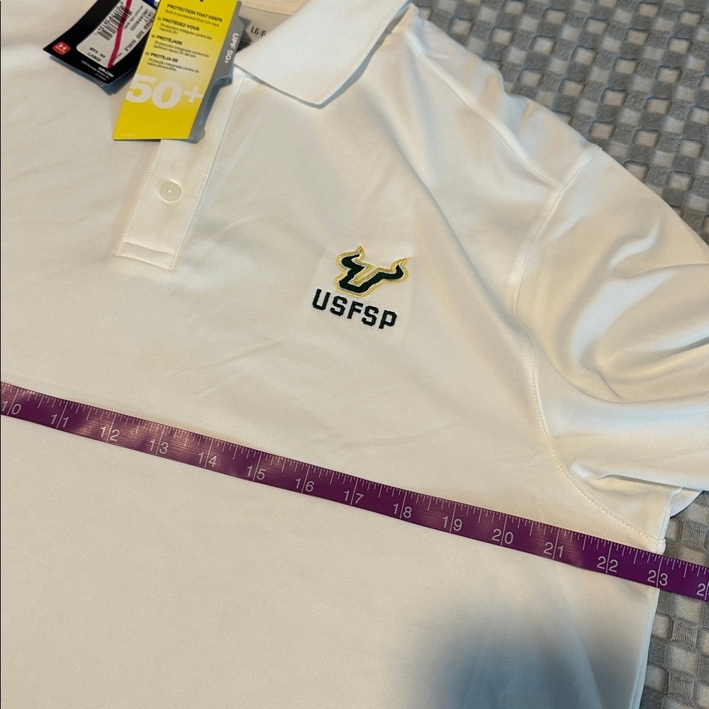 Under Armour USFSP White Polo with Logo NWT - Picture 6 of 8